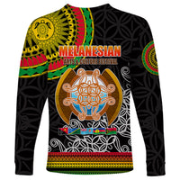 Vanuatu Long Sleeve Shirt Melanesian Festival LT6 - Wonder Print Shop