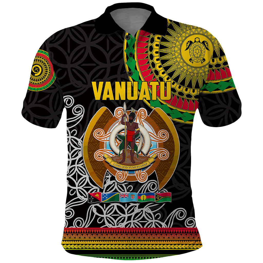 Vanuatu Polo Shirt Melanesian Festival LT6 - Wonder Print Shop