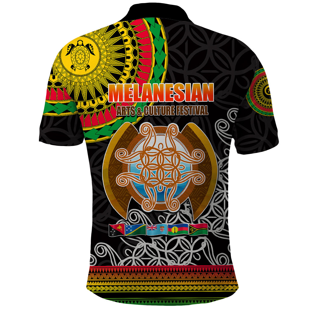 Vanuatu Polo Shirt Melanesian Festival LT6 - Wonder Print Shop