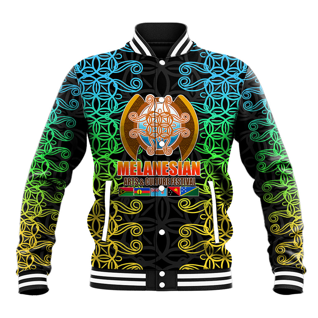 Melanesian Festival 2023 Baseball Jacket Tribal Patterns LT6 - Wonder Print Shop