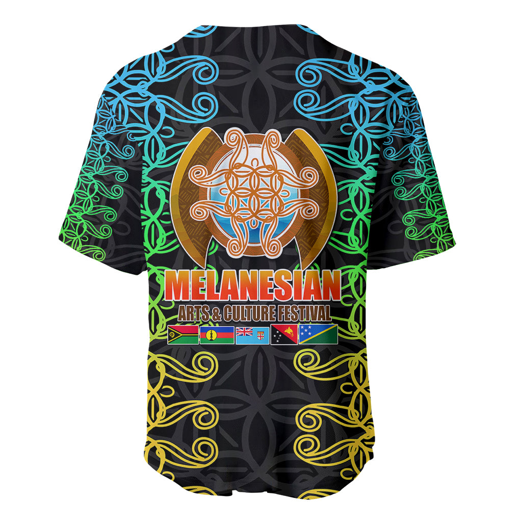 Melanesian Festival 2023 Baseball Jersey Tribal Patterns LT6 - Wonder Print Shop