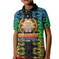 Melanesian Festival 2023 Kid Polo Shirt Tribal Patterns LT6 - Wonder Print Shop