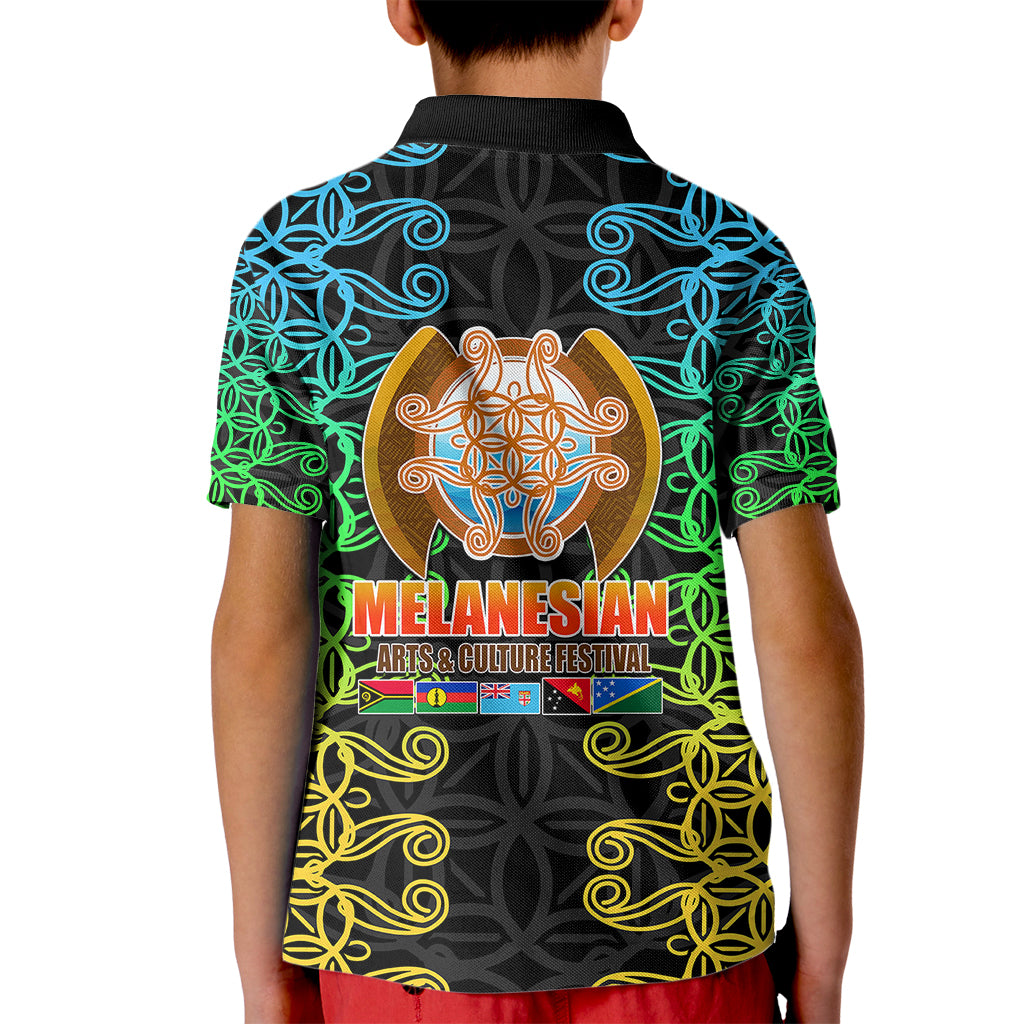 Melanesian Festival 2023 Kid Polo Shirt Tribal Patterns LT6 - Wonder Print Shop