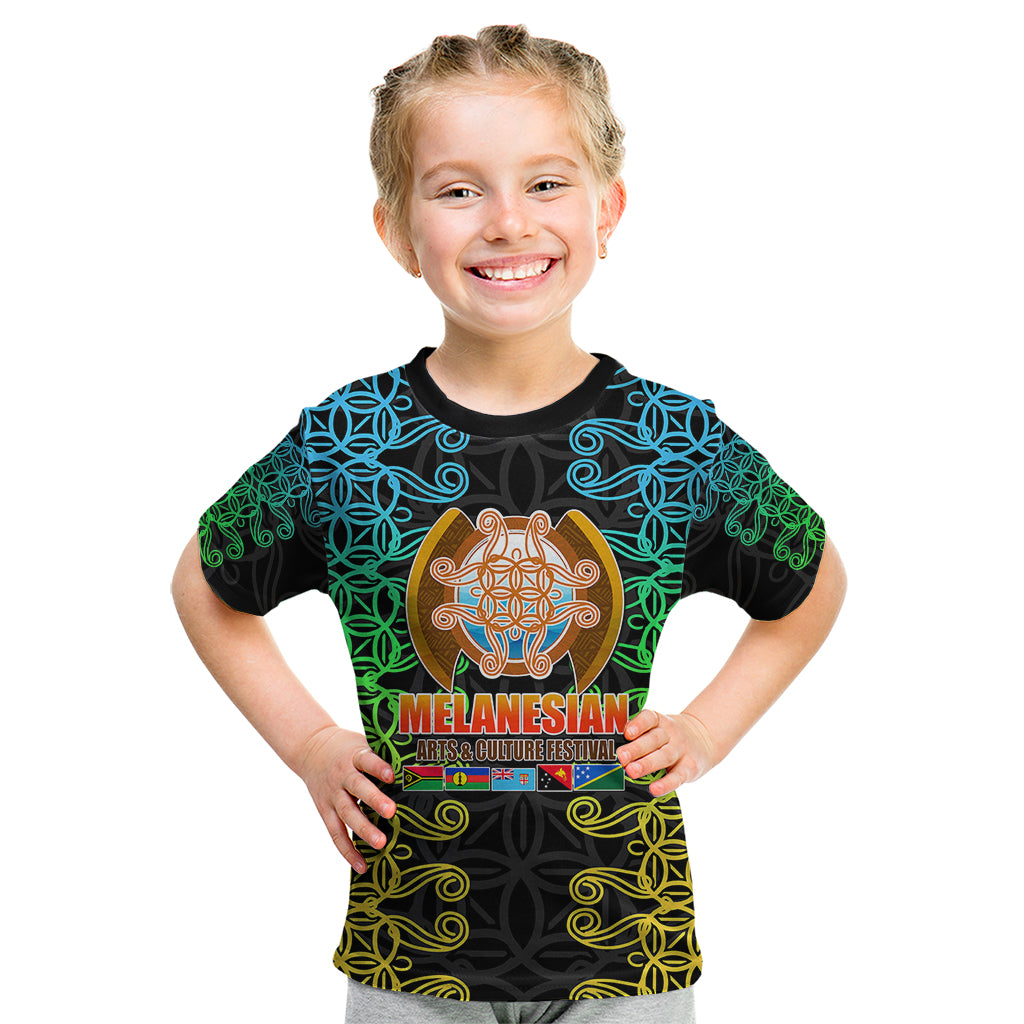 Melanesian Festival 2023 Kid T Shirt Tribal Patterns LT6 - Wonder Print Shop