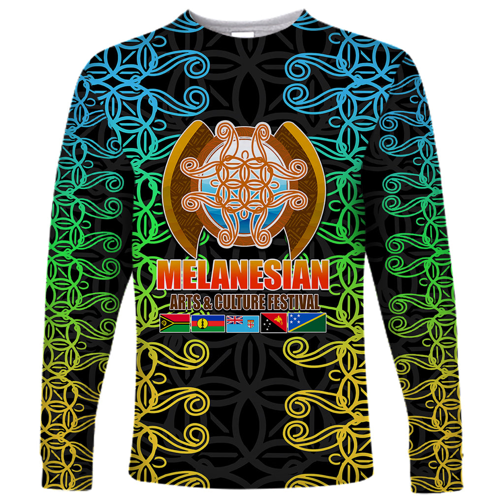 Melanesian Festival 2023 Long Sleeve Shirt Tribal Patterns LT6 - Wonder Print Shop
