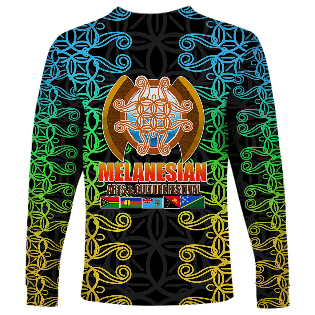 Melanesian Festival 2023 Long Sleeve Shirt Tribal Patterns LT6 - Wonder Print Shop