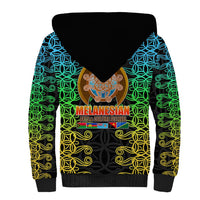 Melanesian Festival 2023 Sherpa Hoodie Tribal Patterns LT6 - Wonder Print Shop