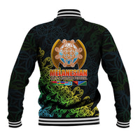 Melanesian Festival 2023 Baseball Jacket Fest'Napuan Black Style LT6 - Wonder Print Shop
