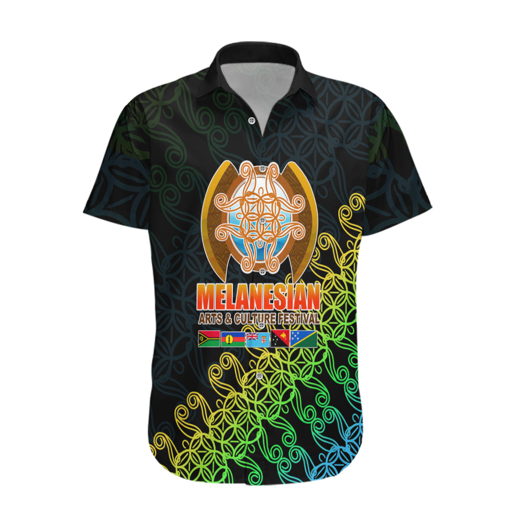 Melanesian Festival 2023 Hawaiian Shirt Fest'Napuan Black Style LT6 - Wonder Print Shop