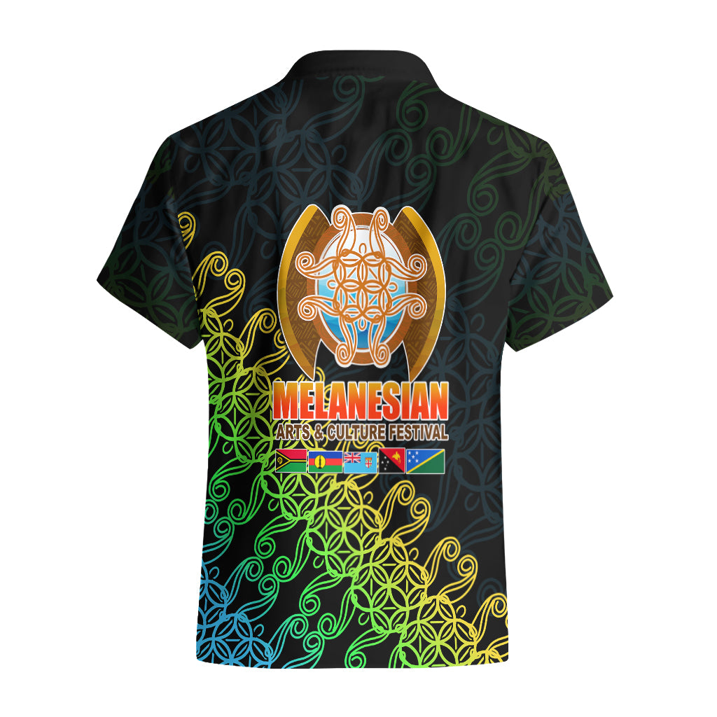 Melanesian Festival 2023 Hawaiian Shirt Fest'Napuan Black Style LT6 - Wonder Print Shop