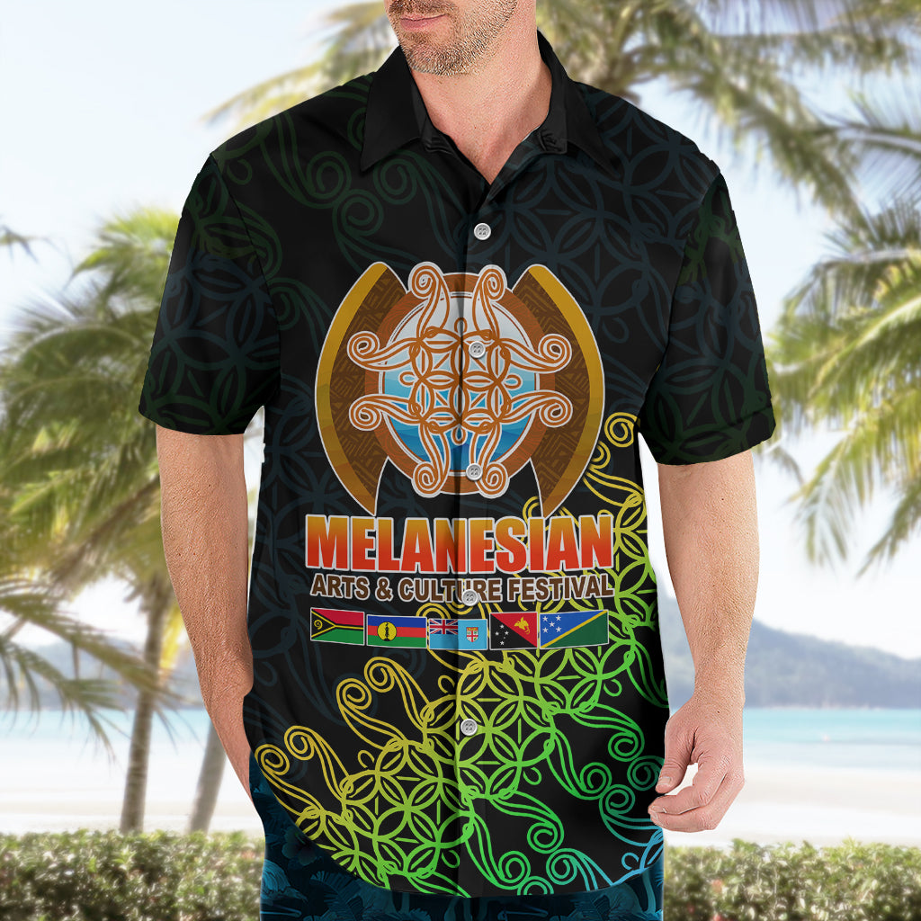 Melanesian Festival 2023 Hawaiian Shirt Fest'Napuan Black Style LT6 - Wonder Print Shop