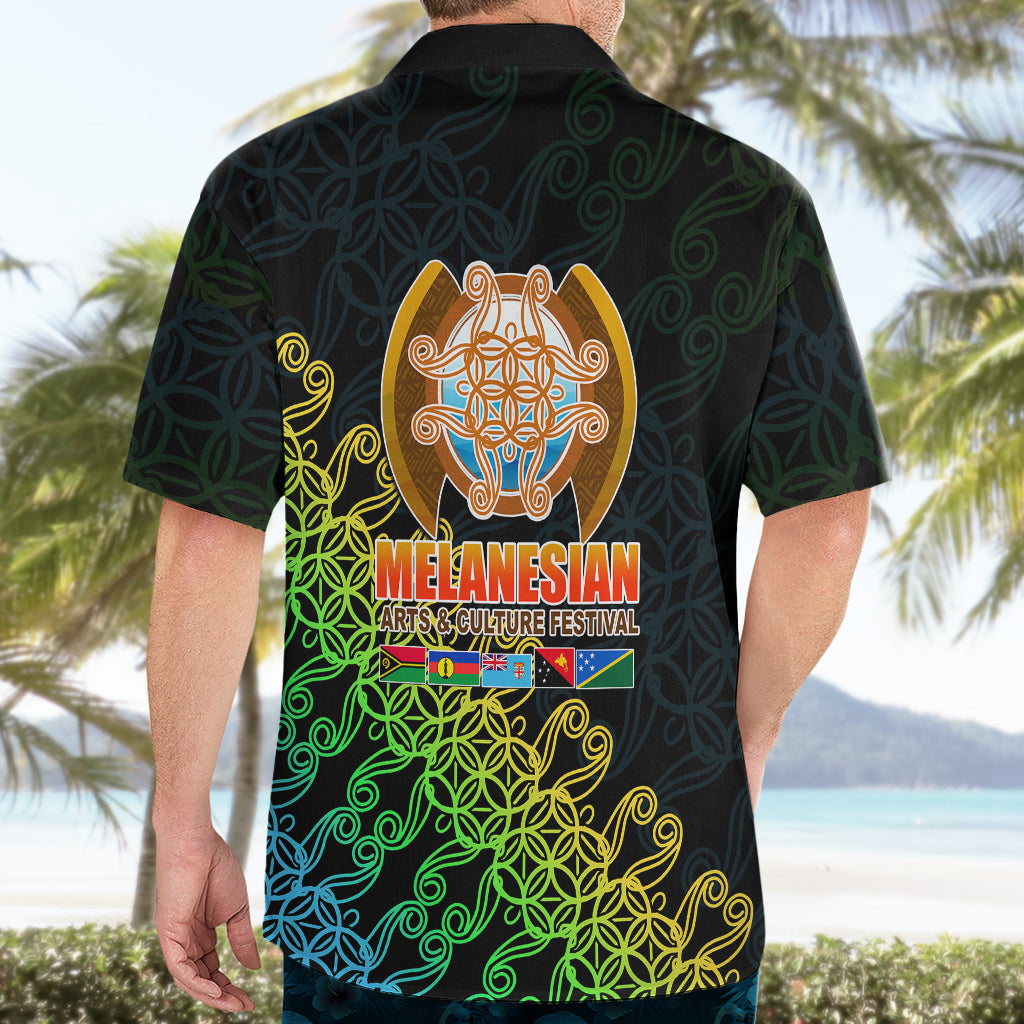 Melanesian Festival 2023 Hawaiian Shirt Fest'Napuan Black Style LT6 - Wonder Print Shop