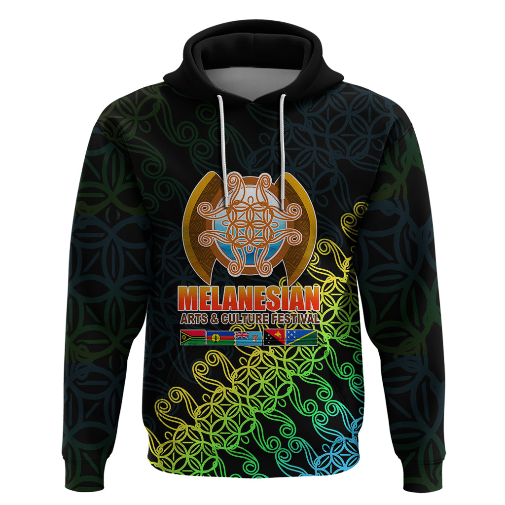 Melanesian Festival 2023 Hoodie Fest'Napuan Black Style LT6 - Wonder Print Shop