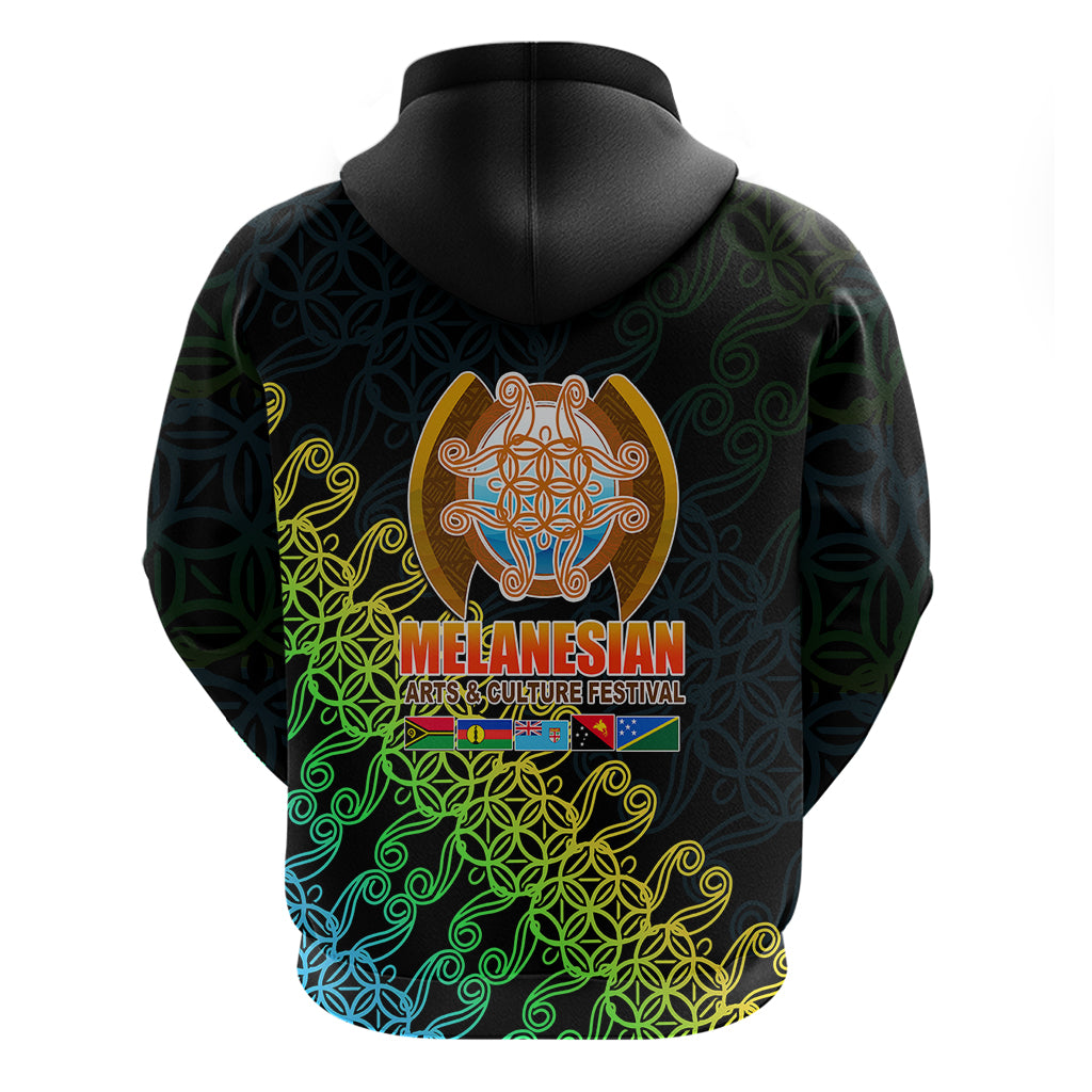 Melanesian Festival 2023 Hoodie Fest'Napuan Black Style LT6 - Wonder Print Shop