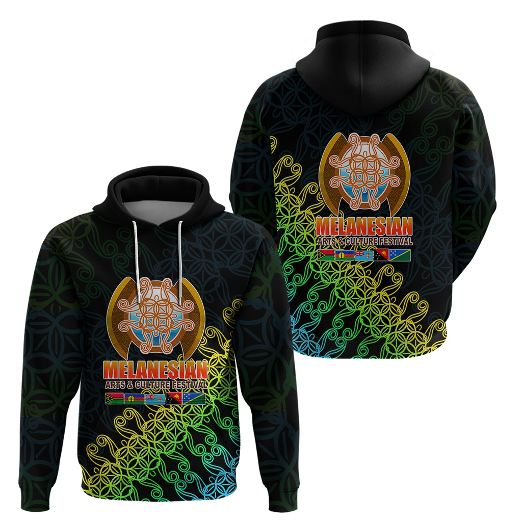 Melanesian Festival 2023 Hoodie Fest'Napuan Black Style LT6 - Wonder Print Shop