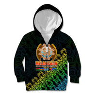Melanesian Festival 2023 Kid Hoodie Fest'Napuan Black Style LT6 - Wonder Print Shop