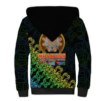 Melanesian Festival 2023 Sherpa Hoodie Fest'Napuan Black Style LT6 - Wonder Print Shop