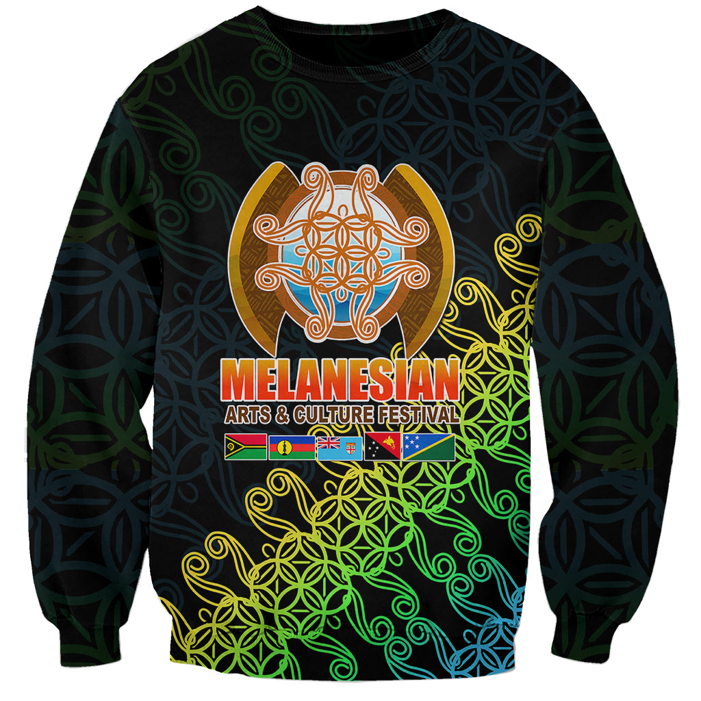 Melanesian Festival 2023 Sweatshirt Fest'Napuan Black Style LT6 - Wonder Print Shop