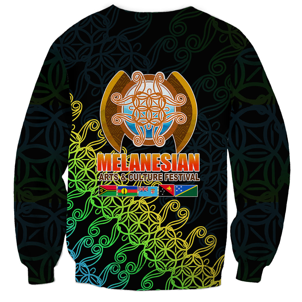 Melanesian Festival 2023 Sweatshirt Fest'Napuan Black Style LT6 - Wonder Print Shop