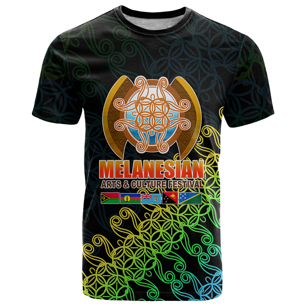 Melanesian Festival 2023 T Shirt Fest'Napuan Black Style LT6 - Wonder Print Shop
