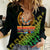 Melanesian Festival 2023 Women Casual Shirt Fest'Napuan Black Style LT6 - Wonder Print Shop