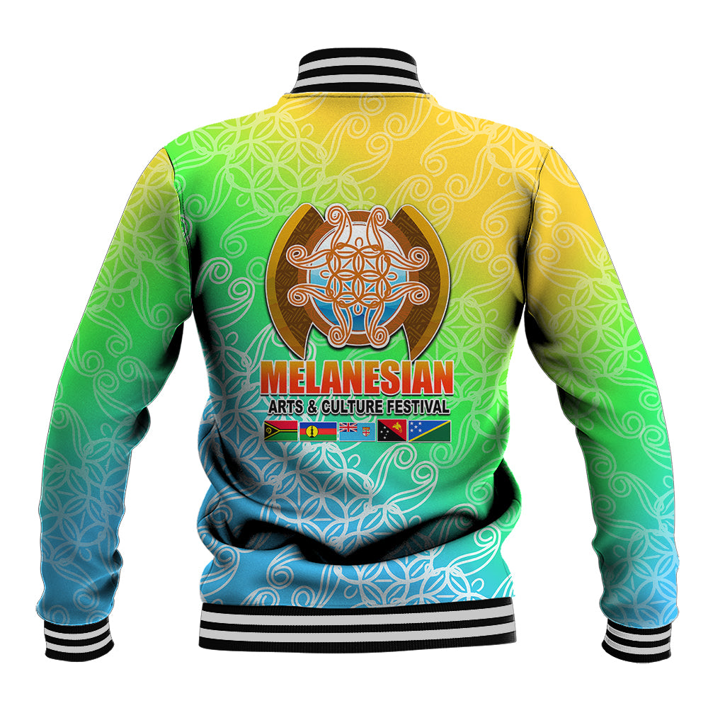 Melanesian Festival 2023 Baseball Jacket Fest'Napuan Colorful Style LT6 - Wonder Print Shop