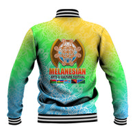 Melanesian Festival 2023 Baseball Jacket Fest'Napuan Colorful Style LT6 - Wonder Print Shop