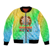 Melanesian Festival 2023 Bomber Jacket Fest'Napuan Colorful Style LT6 - Wonder Print Shop