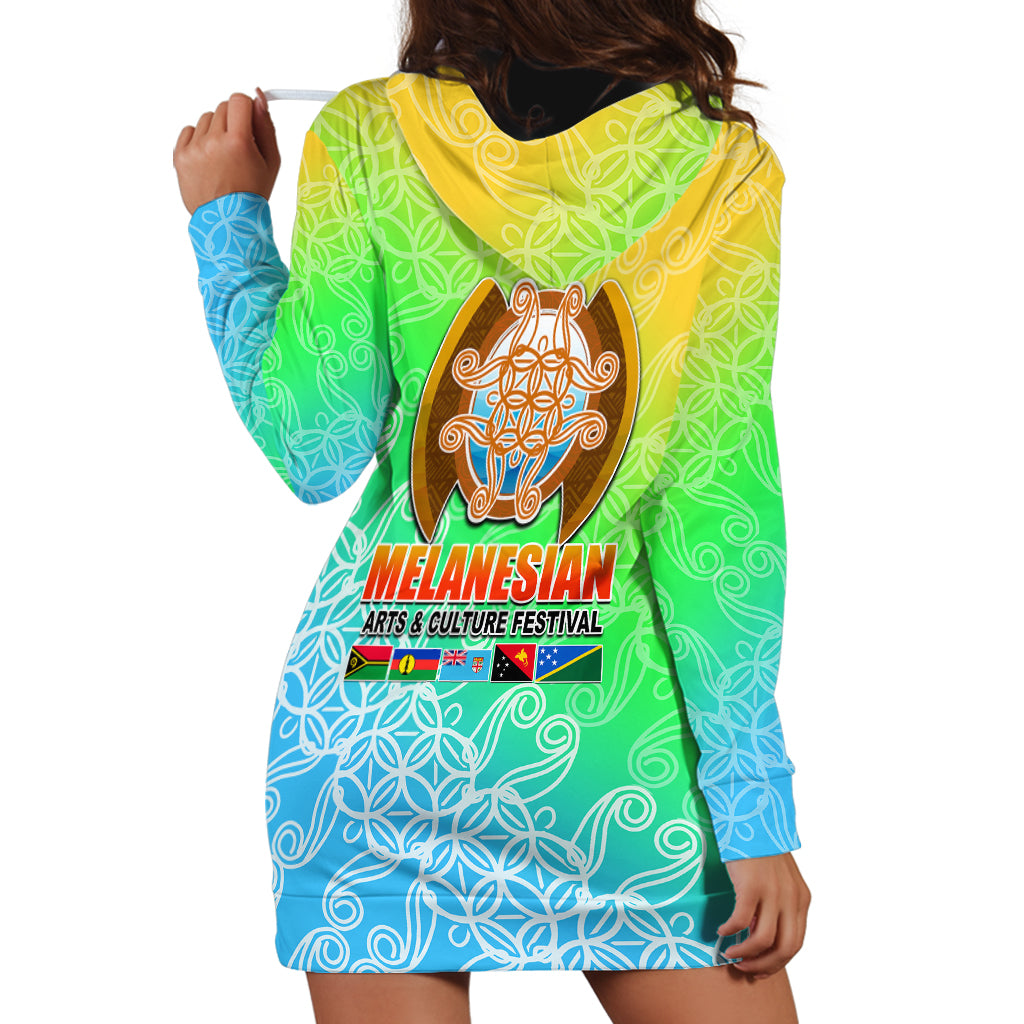 Melanesian Festival 2023 Hoodie Dress Fest'Napuan Colorful Style LT6 - Wonder Print Shop