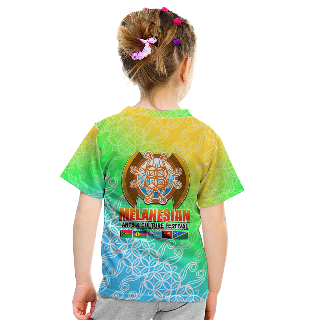 Melanesian Festival 2023 Kid T Shirt Fest'Napuan Colorful Style LT6 - Wonder Print Shop
