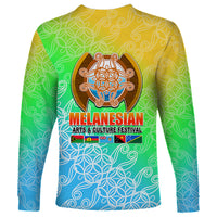Melanesian Festival 2023 Long Sleeve Shirt Fest'Napuan Colorful Style LT6 - Wonder Print Shop