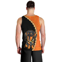 custom-dachshund-dog-men-tank-top-with-polynesian-tribal-tattoo