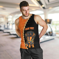 custom-dachshund-dog-men-tank-top-with-polynesian-tribal-tattoo