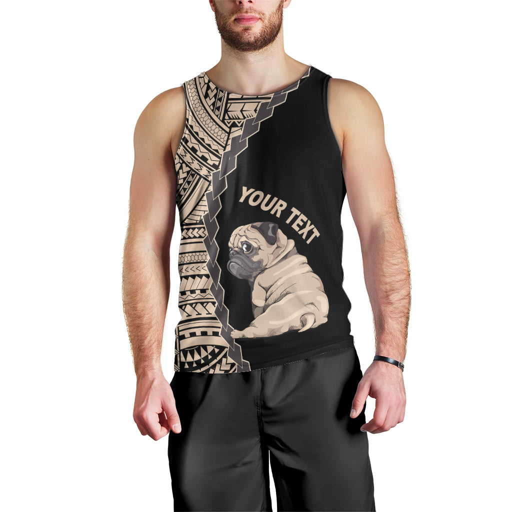 custom-pug-dog-men-tank-top-with-polynesian-tribal-tattoo