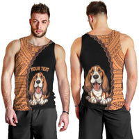 custom-basset-hound-dog-men-tank-top-with-polynesian-tribal-tattoo