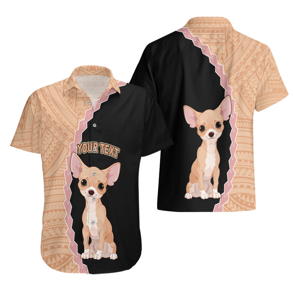 Custom Chihuahua Dog Hawaiian Shirt With Polynesian Tribal Tattoo LT6 - Wonder Print Shop
