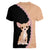 Custom Chihuahua Dog Women V Neck T Shirt With Polynesian Tribal Tattoo LT6 - Wonder Print Shop
