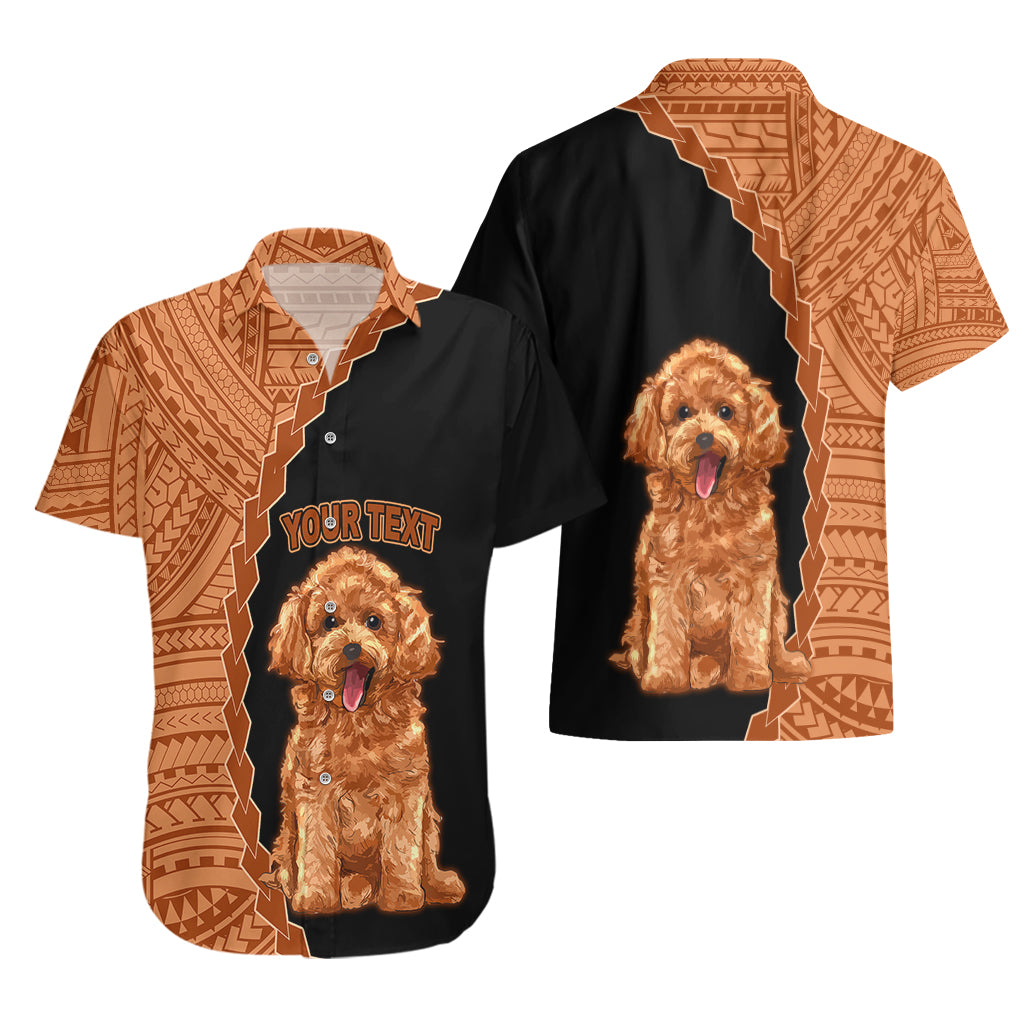 Custom Poodle Dog Hawaiian Shirt With Polynesian Tribal Tattoo LT6 - Wonder Print Shop