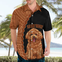 Custom Poodle Dog Hawaiian Shirt With Polynesian Tribal Tattoo LT6 - Wonder Print Shop