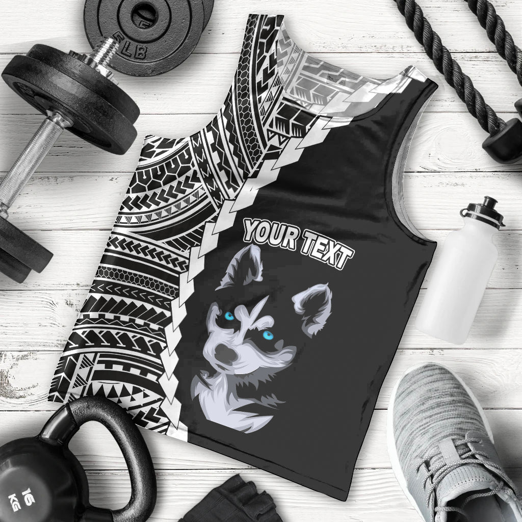 custom-husky-dog-men-tank-top-with-polynesian-tribal-tattoo