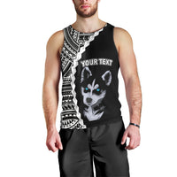 custom-husky-dog-men-tank-top-with-polynesian-tribal-tattoo