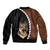 Custom German Shepherd Dog Bomber Jacket With Polynesian Tribal Tattoo LT6 - Wonder Print Shop