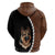 Custom German Shepherd Dog Hoodie With Polynesian Tribal Tattoo LT6 - Wonder Print Shop