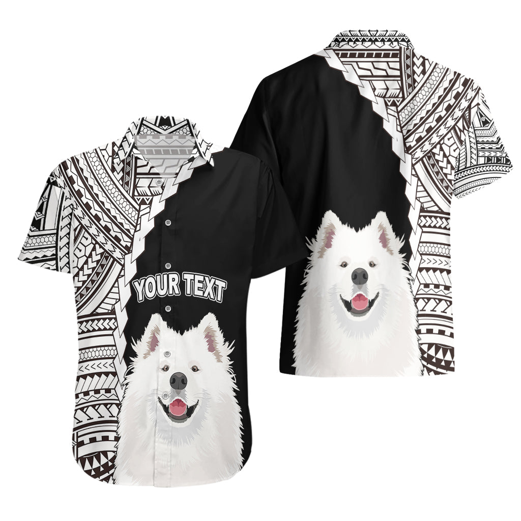 Custom Samoyed Dog Hawaiian Shirt With Polynesian Tribal Tattoo LT6 - Wonder Print Shop