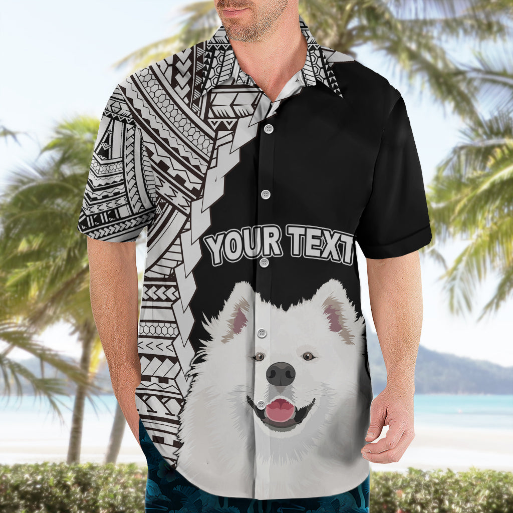 Custom Samoyed Dog Hawaiian Shirt With Polynesian Tribal Tattoo LT6 - Wonder Print Shop