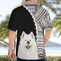 Custom Samoyed Dog Hawaiian Shirt With Polynesian Tribal Tattoo LT6 - Wonder Print Shop