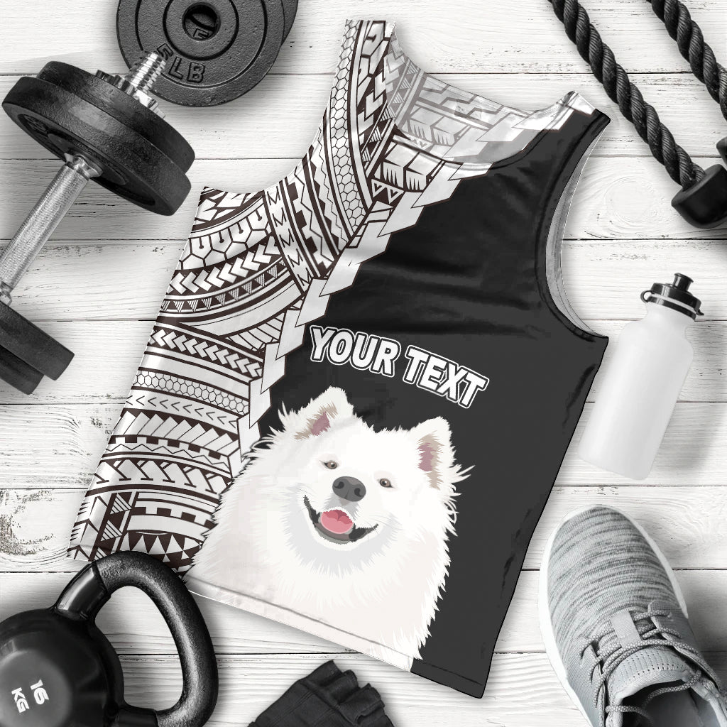 custom-samoyed-dog-men-tank-top-with-polynesian-tribal-tattoo