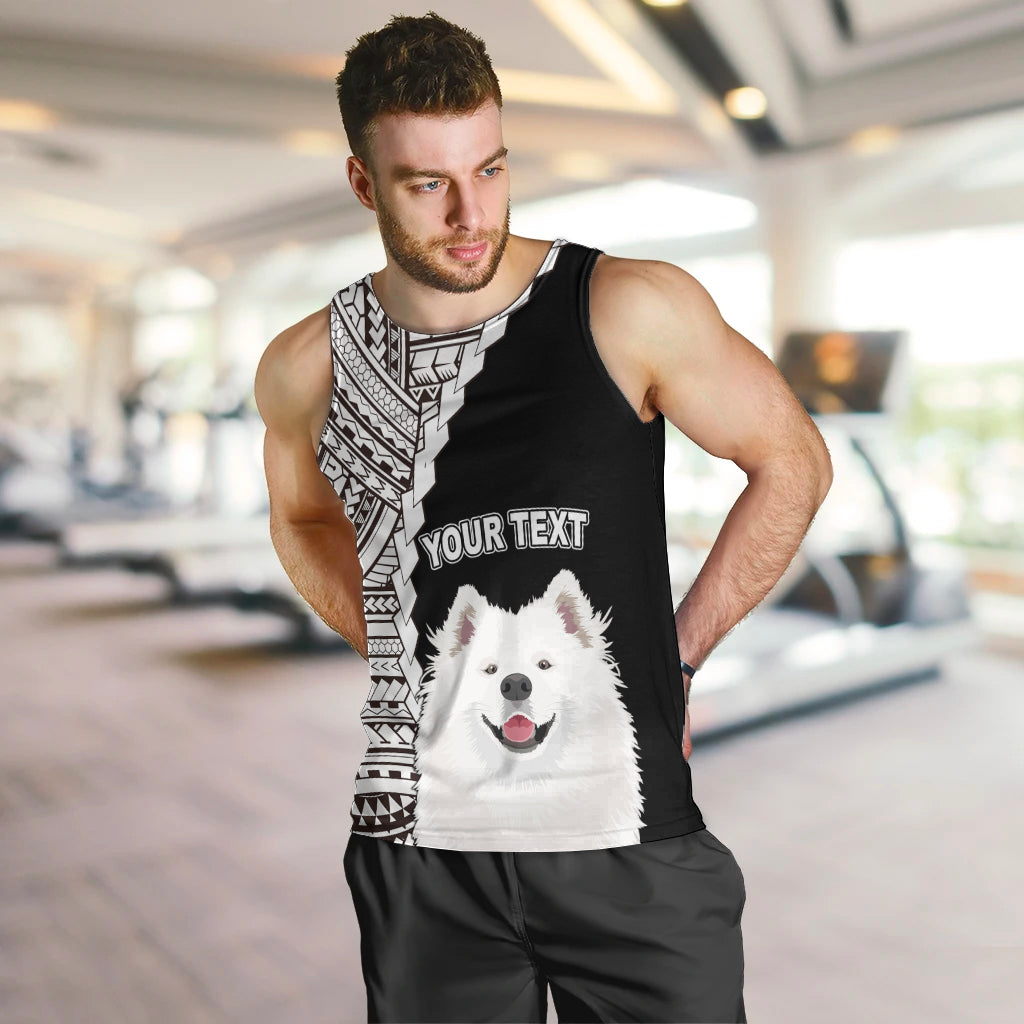 custom-samoyed-dog-men-tank-top-with-polynesian-tribal-tattoo