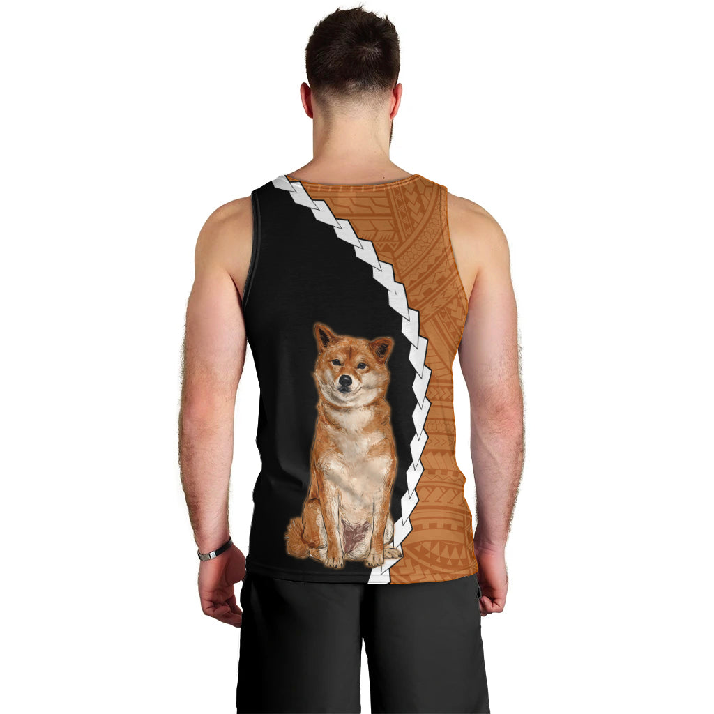 custom-shiba-inu-dog-men-tank-top-with-polynesian-tribal-tattoo