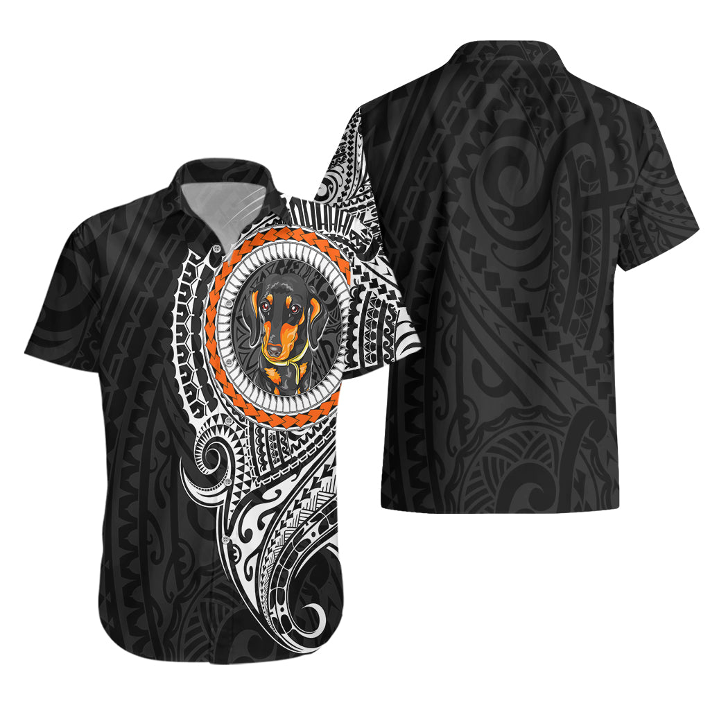 Polynesian Dachshund Dog Hawaiian Shirt Dog In My Heart LT6 - Wonder Print Shop